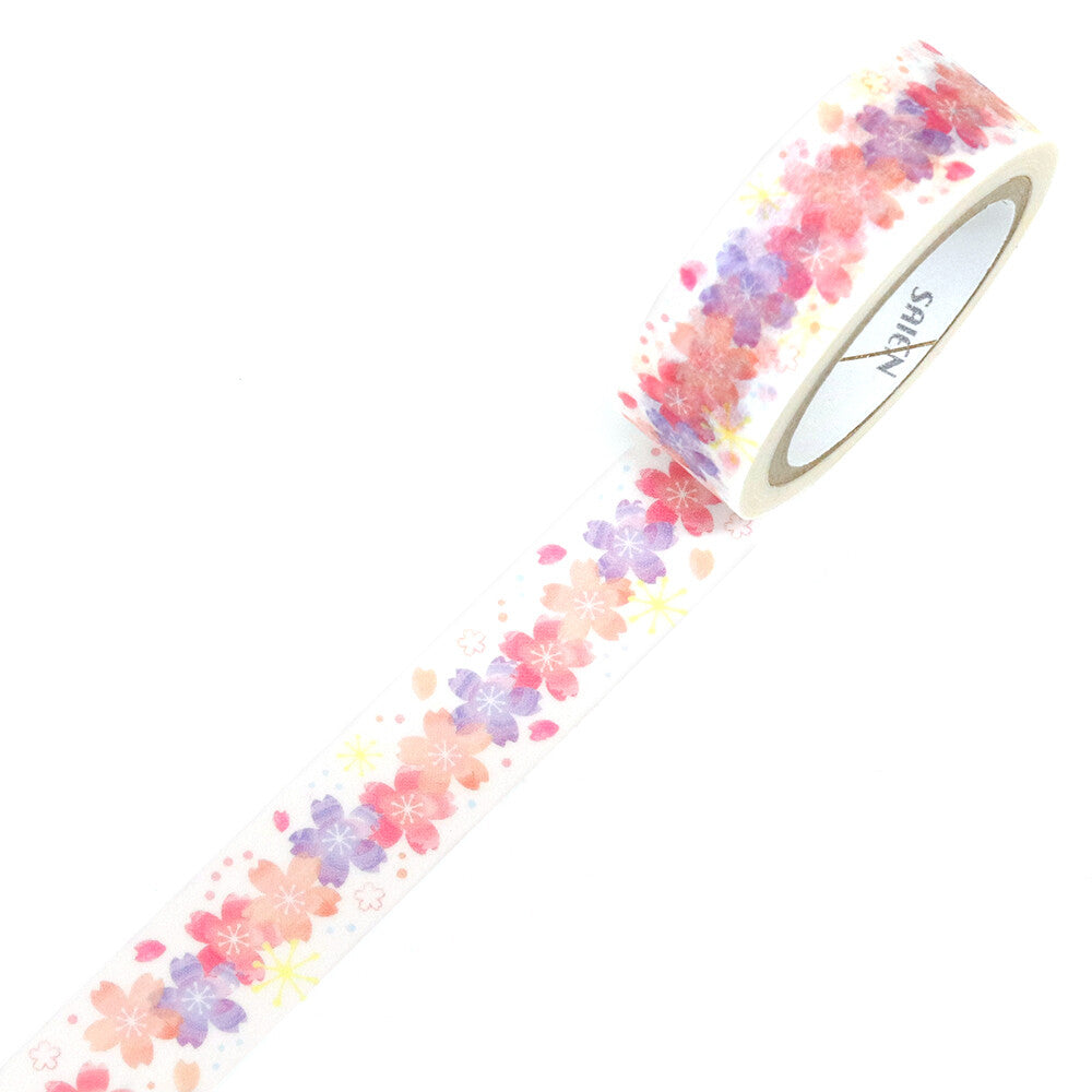 Kamiiso SAIEN Pastel Sakura Washi Tape