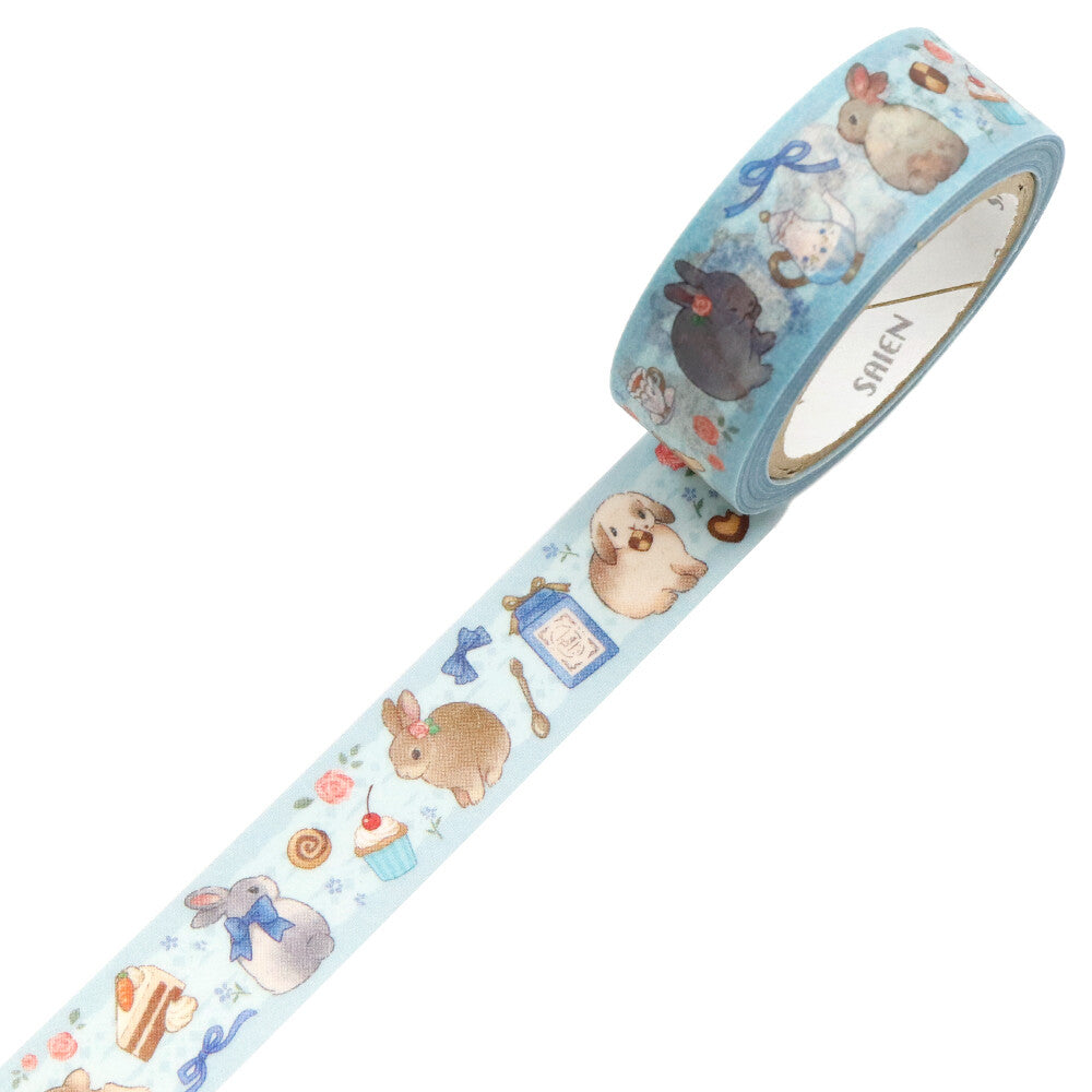 Kamiiso SAIEN Sweet Rabbit Washi Tape