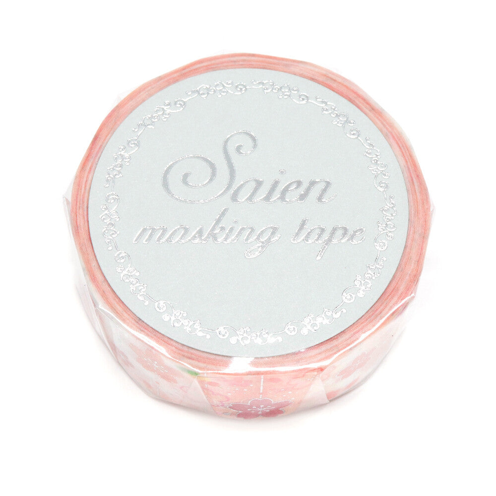 Kamiiso SAIEN Pink Sakura Washi Tape