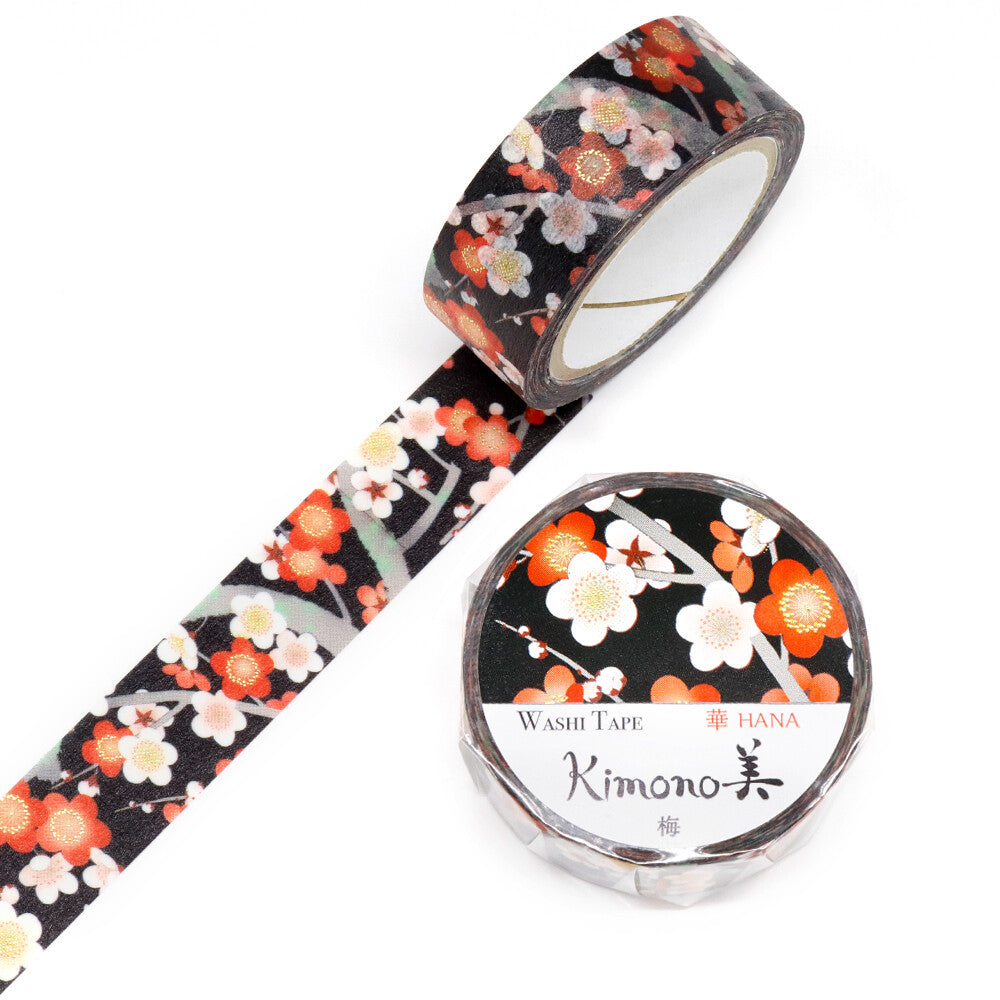 Kamiiso Kimono Plum Blossom Washi Tape