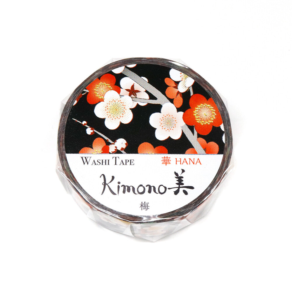 Kamiiso Kimono Plum Blossom Washi Tape