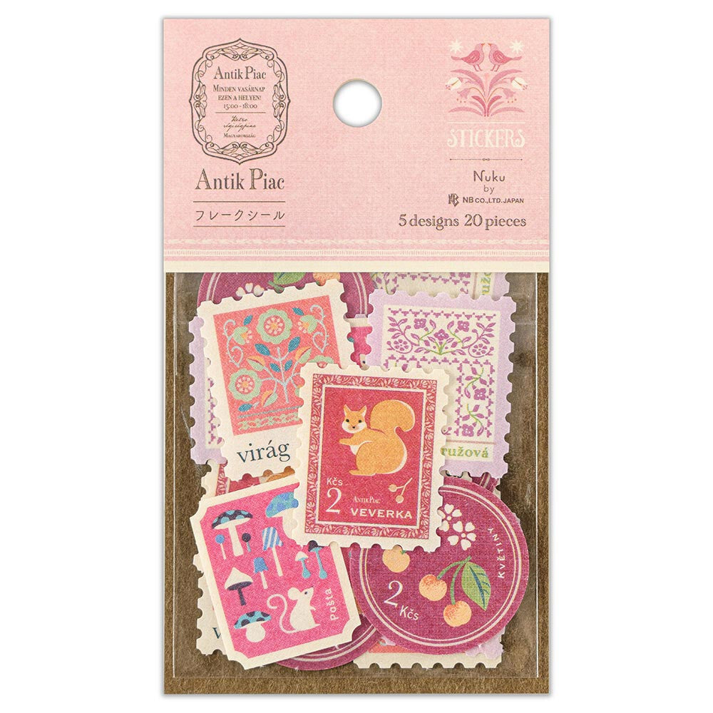 NB Co Japan Decoration Flake Sticker Pink