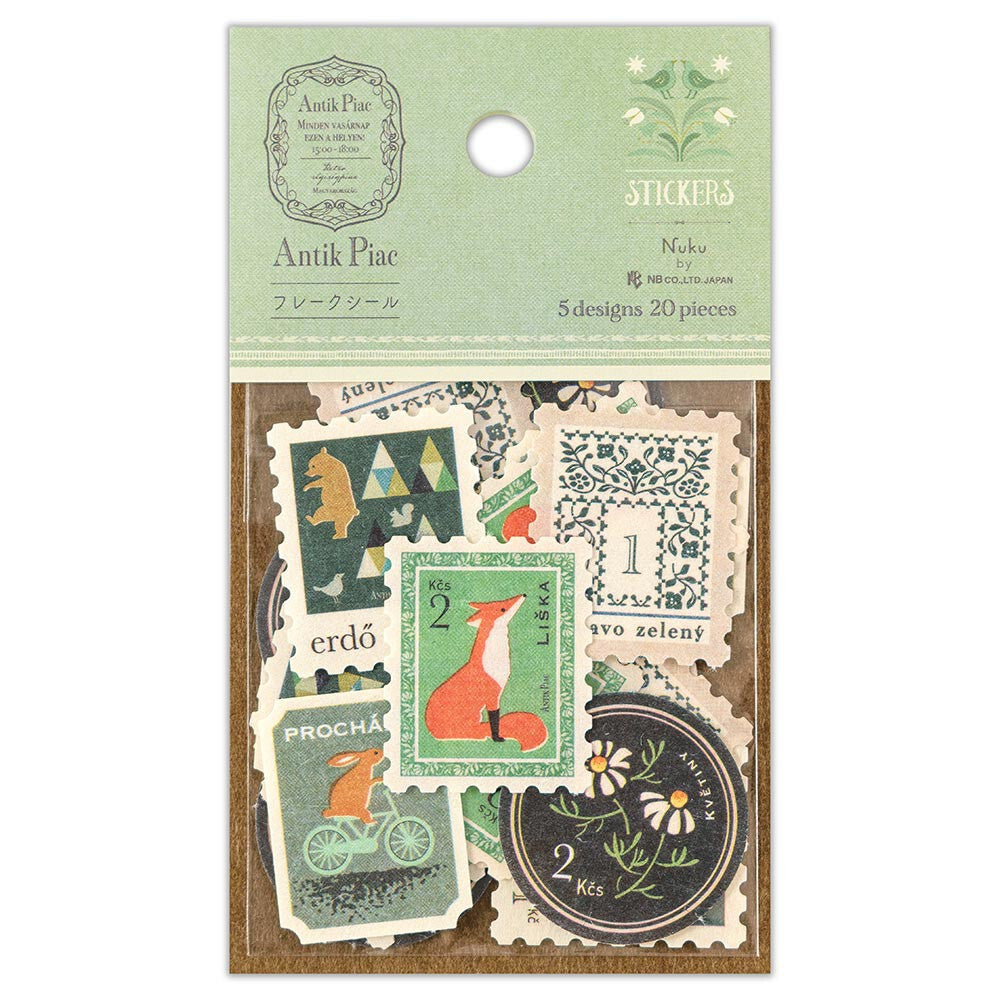 NB Co Japan Decoration Flake Sticker Green