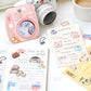 BGM Japanese Flake Planner Stickers- Japanese Travel