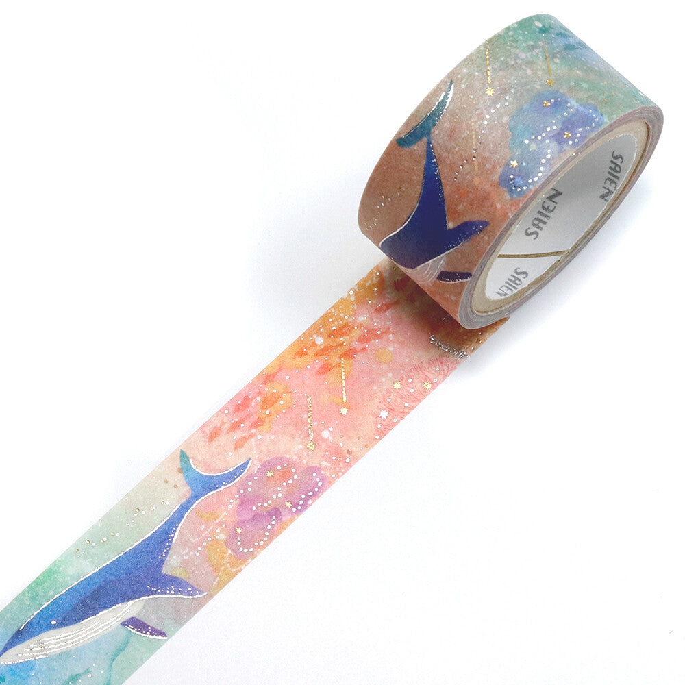 Kamiiso SAIEN Marine Life Whale Washi Tape