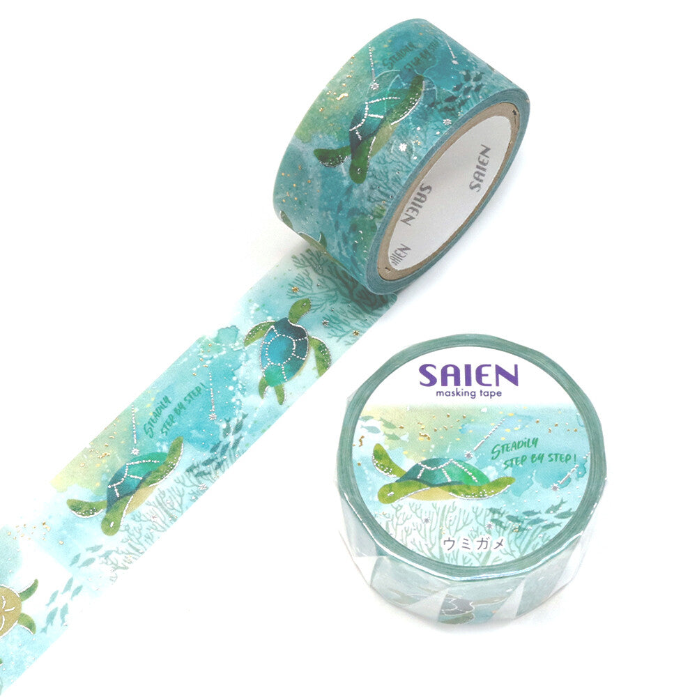 Kamiiso SAIEN Marine Life Sea Turtle Washi Tape