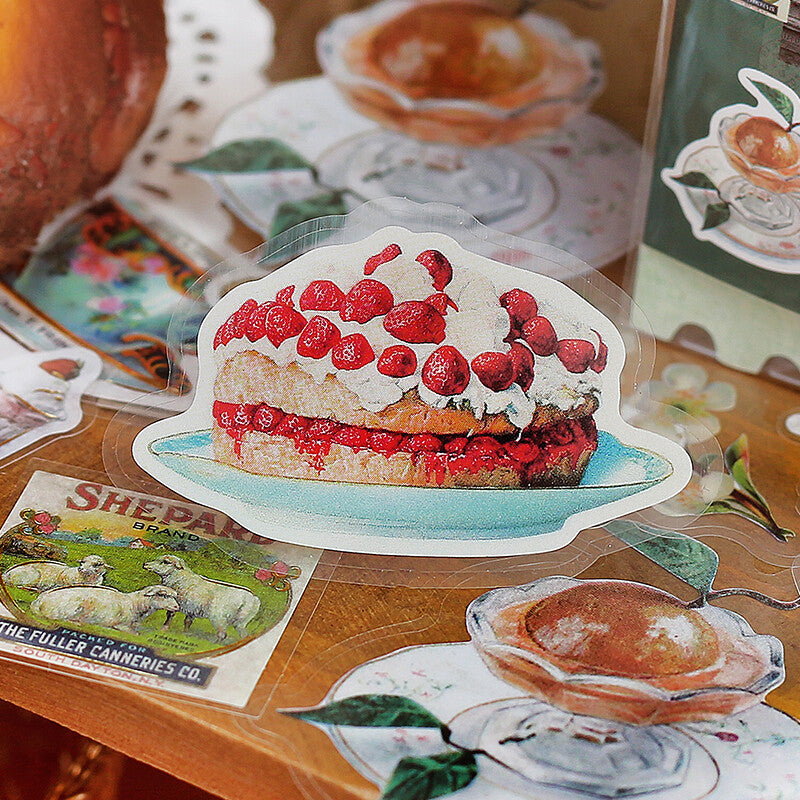 BGM Vintage Style Planner Stickers- Afternoon Tea