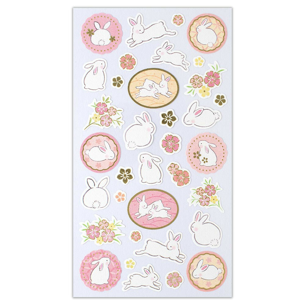 NB Co Japan Decoration Japanese-style Sticker- Rabbit