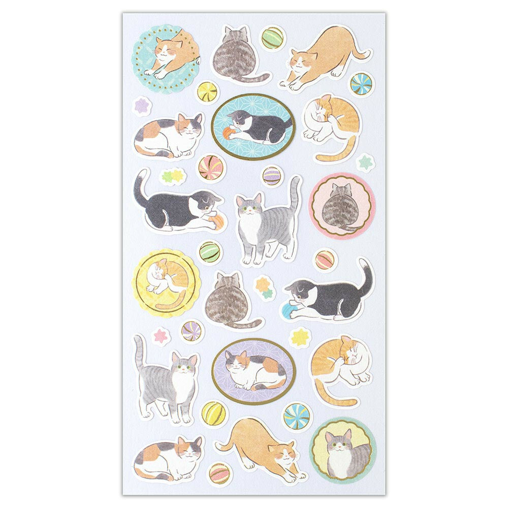 NB Co Japan Decoration Japanese-style Sticker- Cat