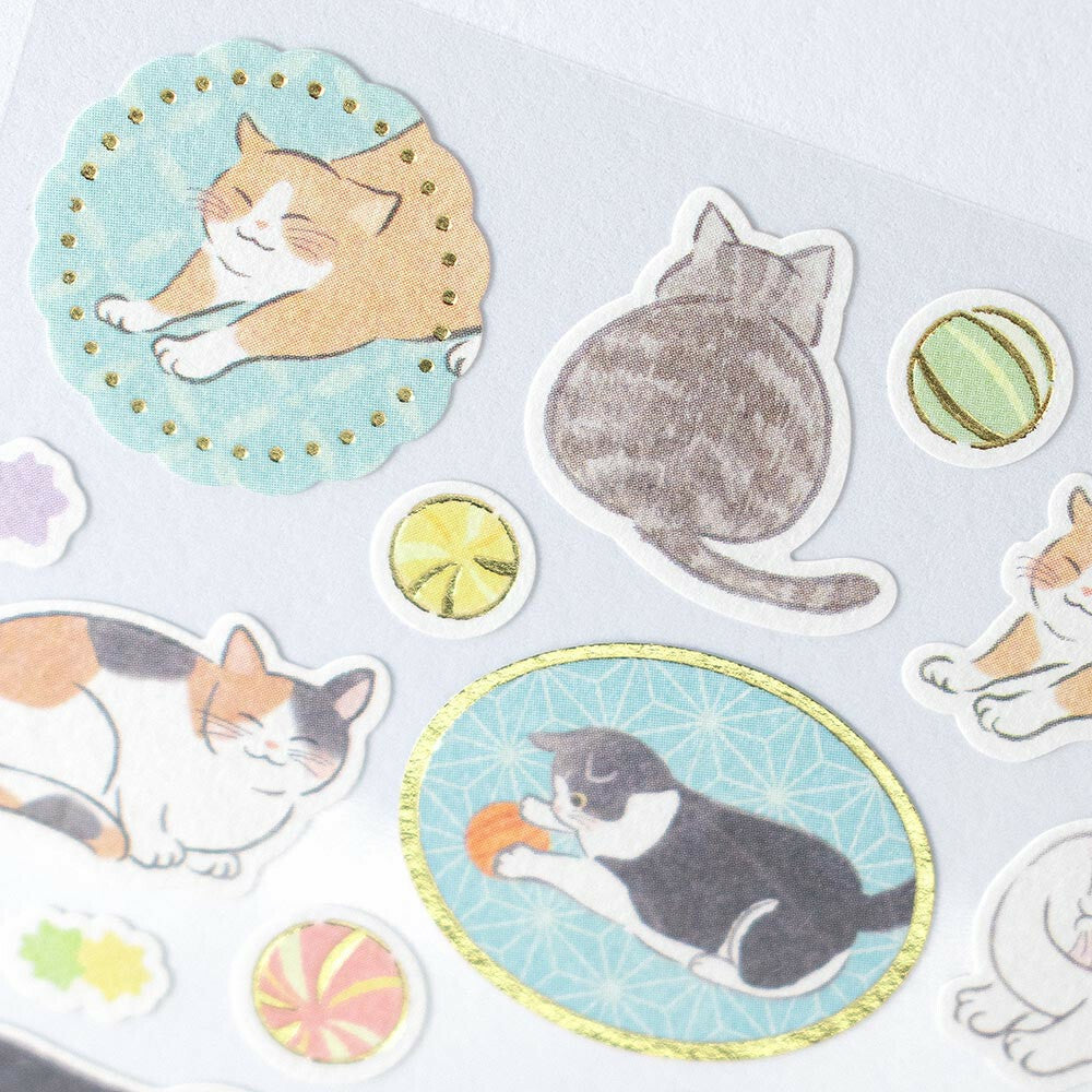 NB Co Japan Decoration Japanese-style Sticker- Cat