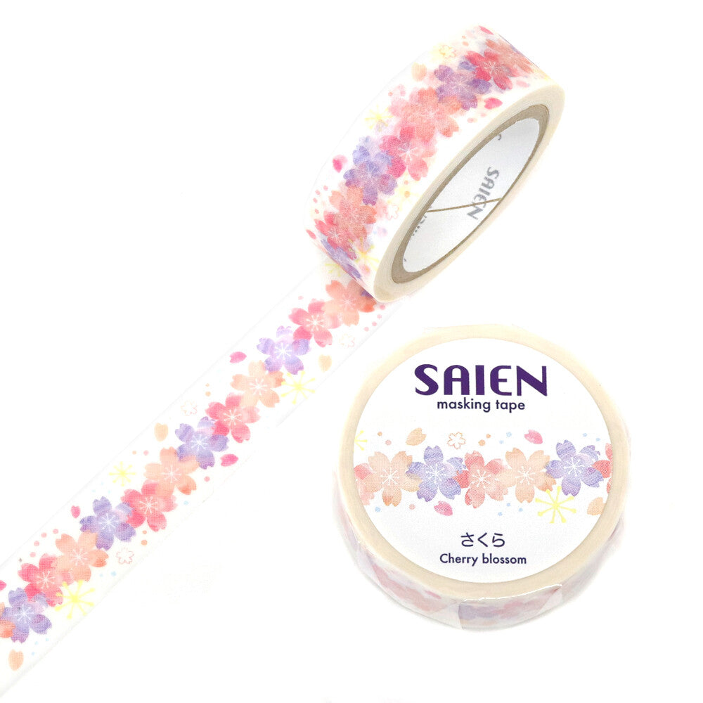 Kamiiso SAIEN Pastel Sakura Washi Tape
