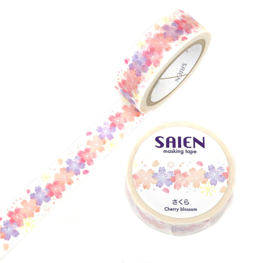 Kamiiso SAIEN Pastel Sakura Washi Tape