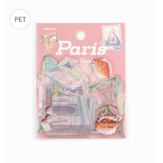 BGM Japanese Planner Stickers- City Walk Paris