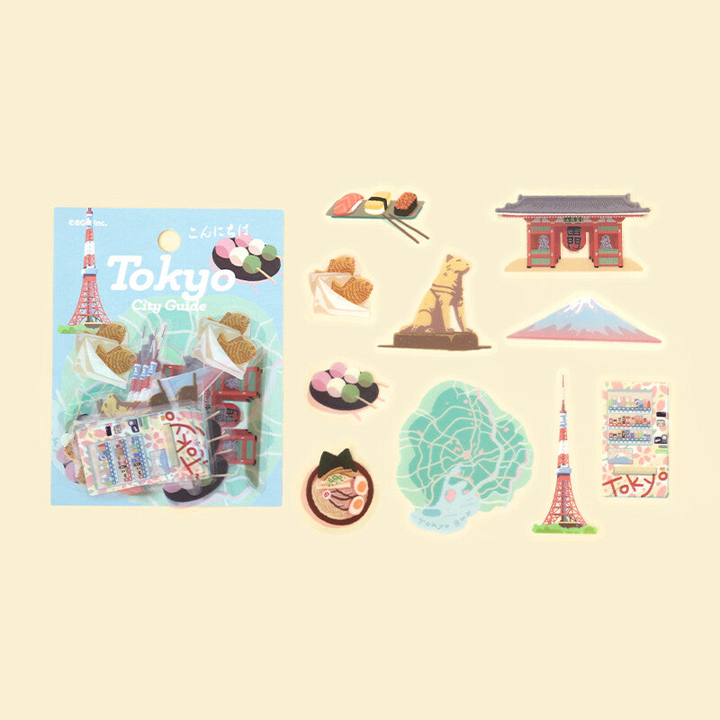 BGM Japanese Planner Stickers- City Walk Tokyo