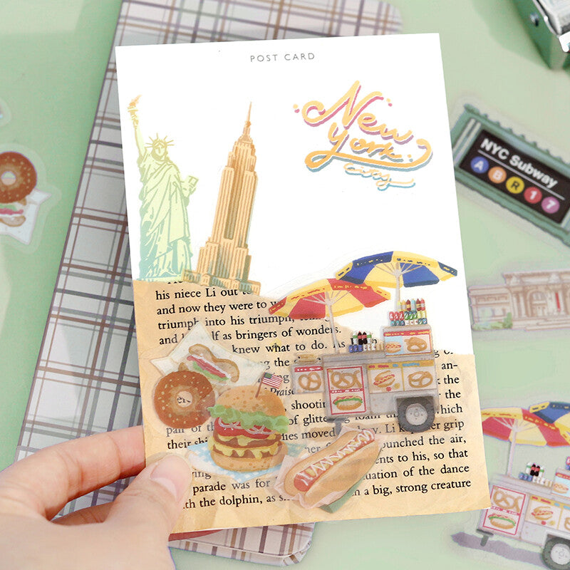 BGM Japanese Planner Stickers- City Walk New York