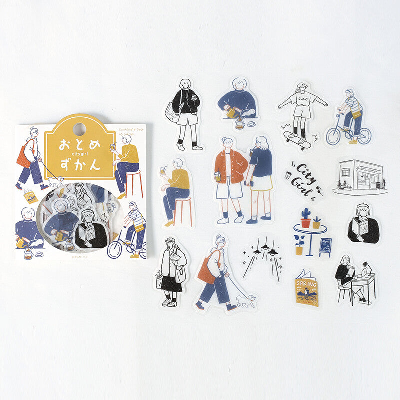 BGM Japanese Planner Stickers- City Girl