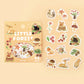 BGM Little Forest Flake Stickers- Yellow