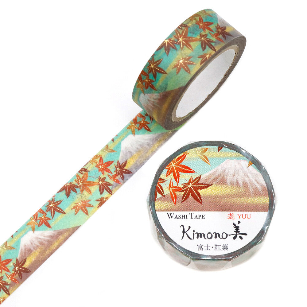 Kamiiso Kimono Mt. Fuji In Autumn Washi Tape