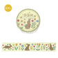 BGM Washi Tape Nordic Forest - Flowers And Rabbits