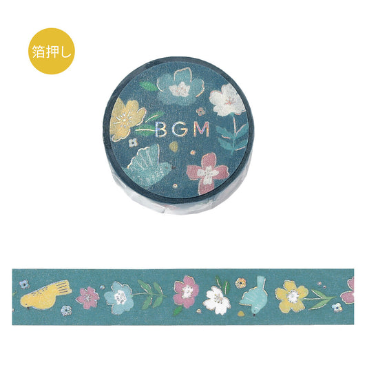 BGM Washi Tape Nordic Forest - Melody of Flowers
