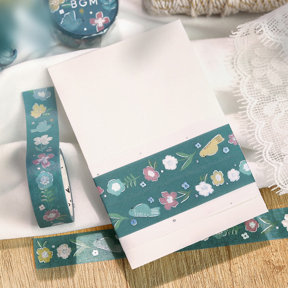 BGM Washi Tape Nordic Forest - Melody of Flowers