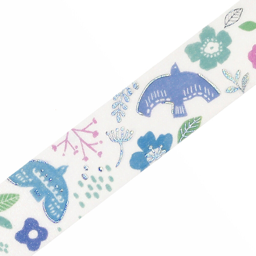 BGM Washi Tape Nordic Forest - Birds Singing