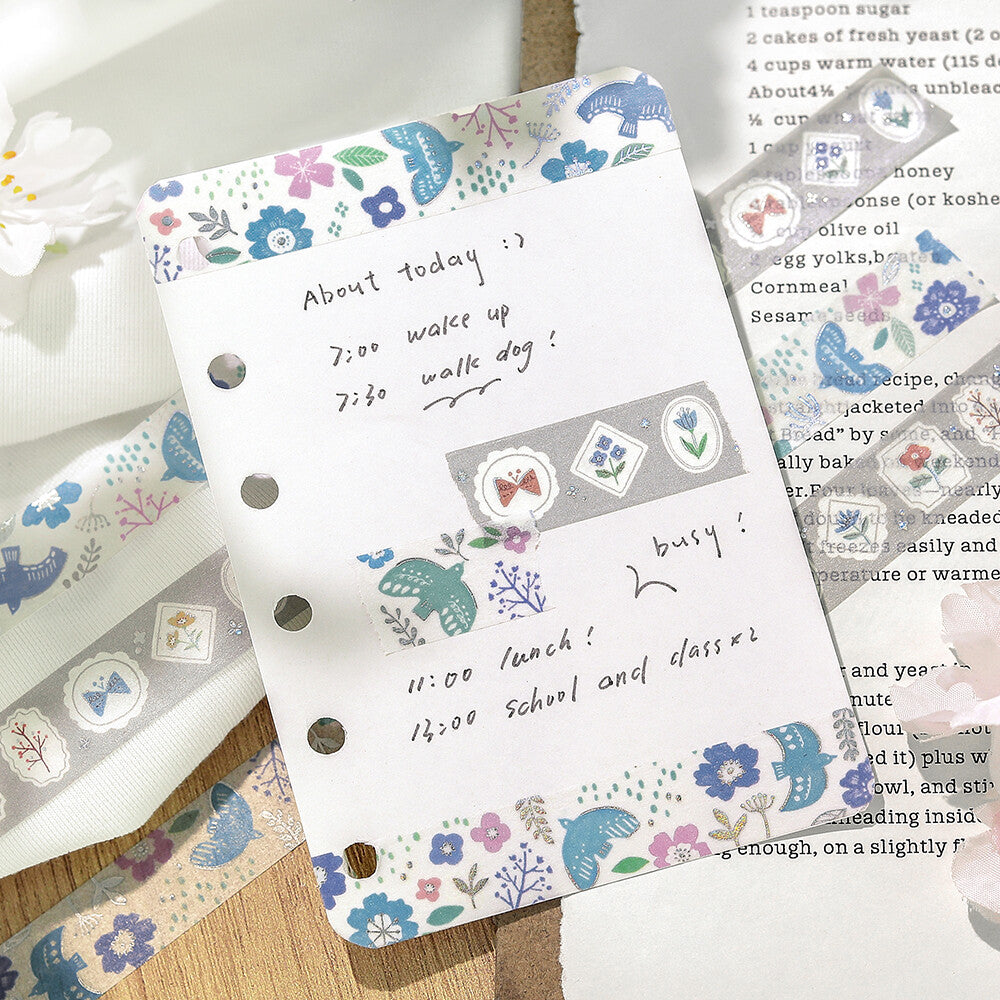 BGM Washi Tape Nordic Forest - Flower Frame