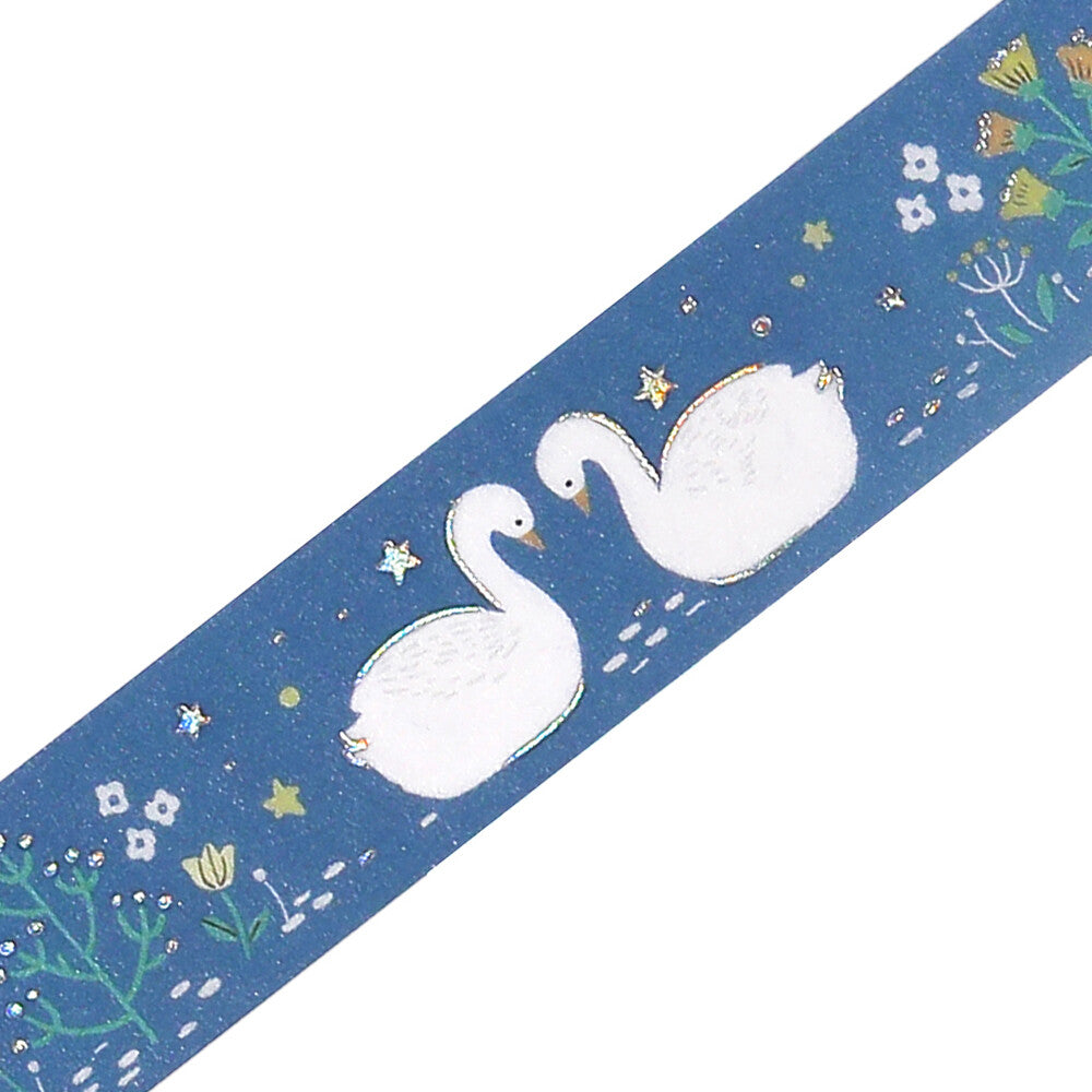 BGM Washi Tape Nordic Forest - Swan Lake