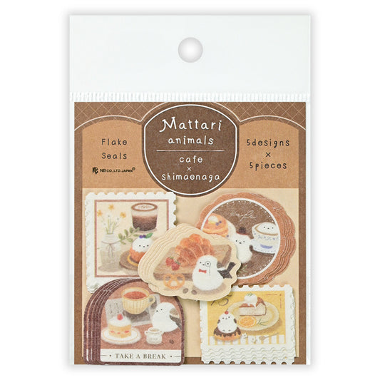 NB Co Japan Decoration Flake Sticker- Mattari Animals- Shima Enaga- Little Bird