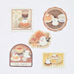 NB Co Japan Decoration Flake Sticker- Mattari Animals- Shima Enaga- Little Bird