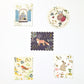 NB Co Japan Decoration Flake Sticker- Animal Stamp