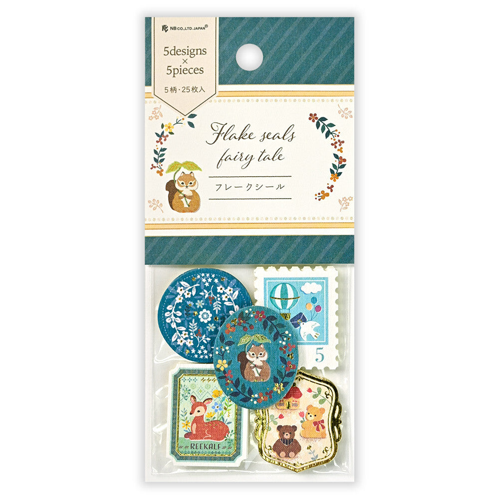 NB Co Japan Decoration Flake Sticker- Woodland Fairy Tale