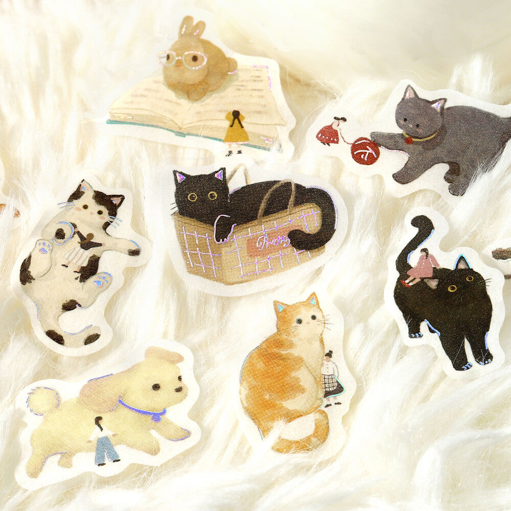 BGM Petit Story Flake Stickers- Animal
