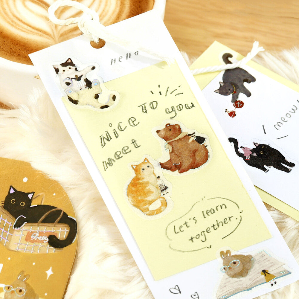 BGM Petit Story Flake Stickers- Animal