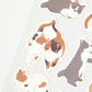 NB Co Japan Large Sticker Nyan Tomo Shitamachi- Kitten adventure