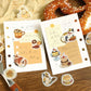 BGM Welcome Meow! Flake Stickers- Cafe Mikecat