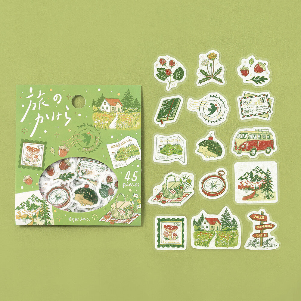 BGM Pieces of a Journey Flake Stickers- To The Forest