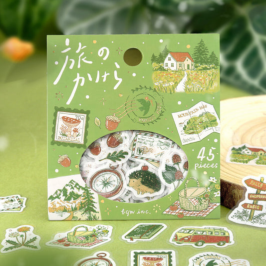 BGM Pieces of a Journey Flake Stickers- To The Forest