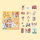 BGM Pieces of a Journey Flake Stickers- To The World