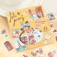 BGM Pieces of a Journey Flake Stickers- To The World