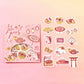 BGM Pieces of a Journey Flake Stickers- To Japan