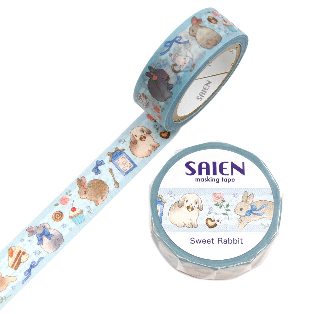 Kamiiso SAIEN Sweet Rabbit Washi Tape