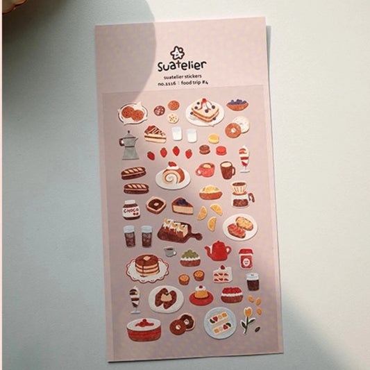 Suatelier Stickers- Food Trip 4