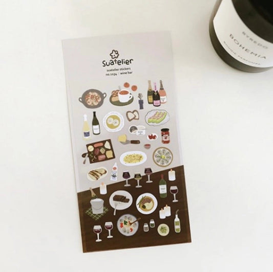 Suatelier Stickers- Wine Bar