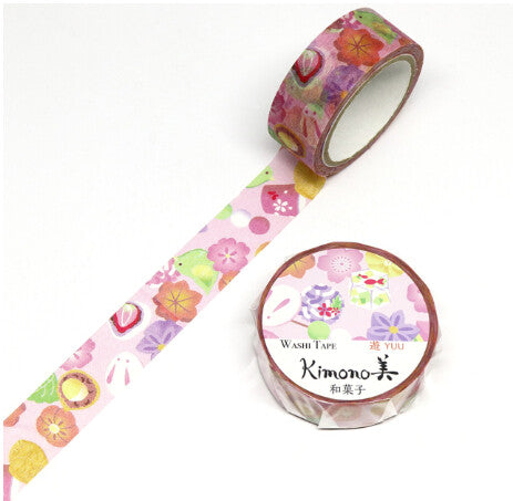 Kamiiso Kimono Wagashi Japanese Sweets Washi Tape