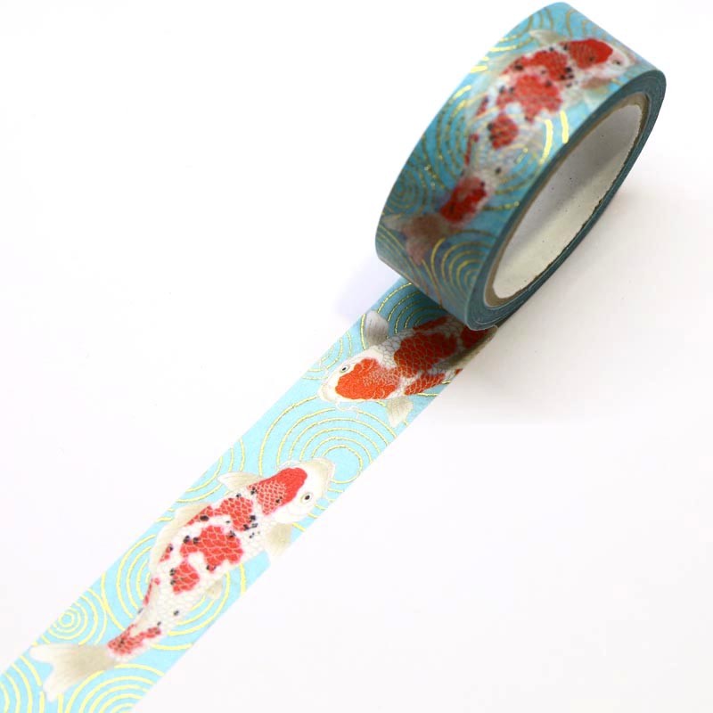Kamiiso Kimono Koi Carp Washi Tape