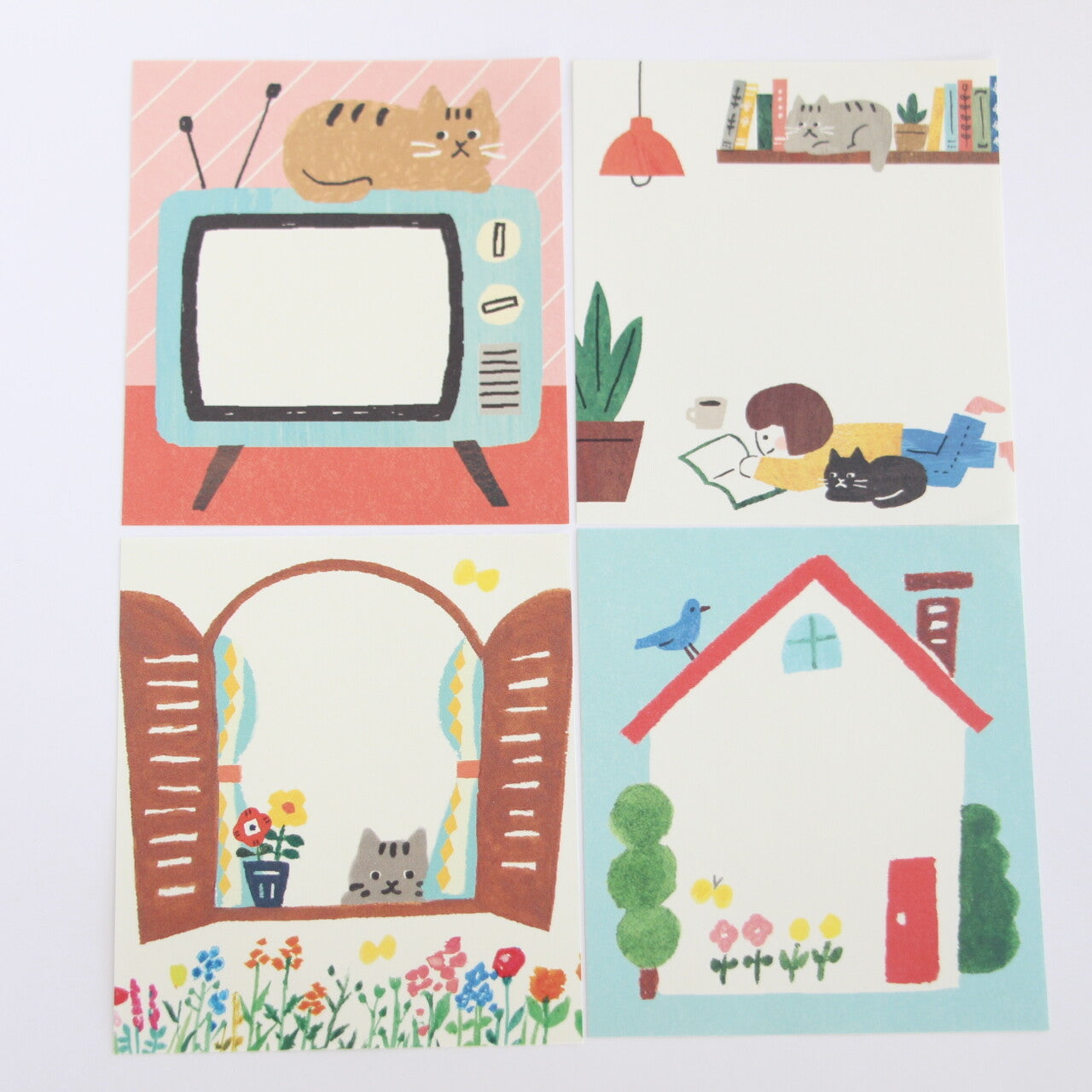 Furukawa Shiko Japanese Memo Pad- Cat