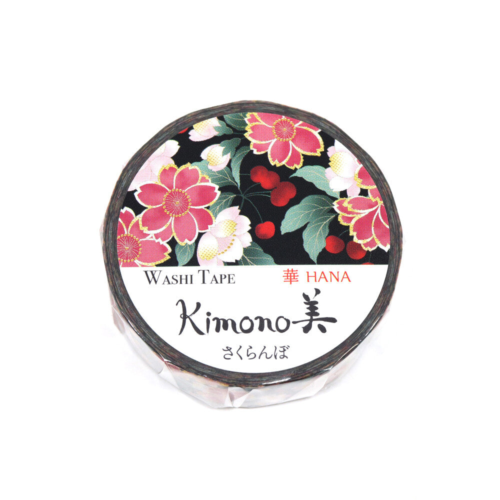 Kamiiso Kimono Cherry Washi Tape