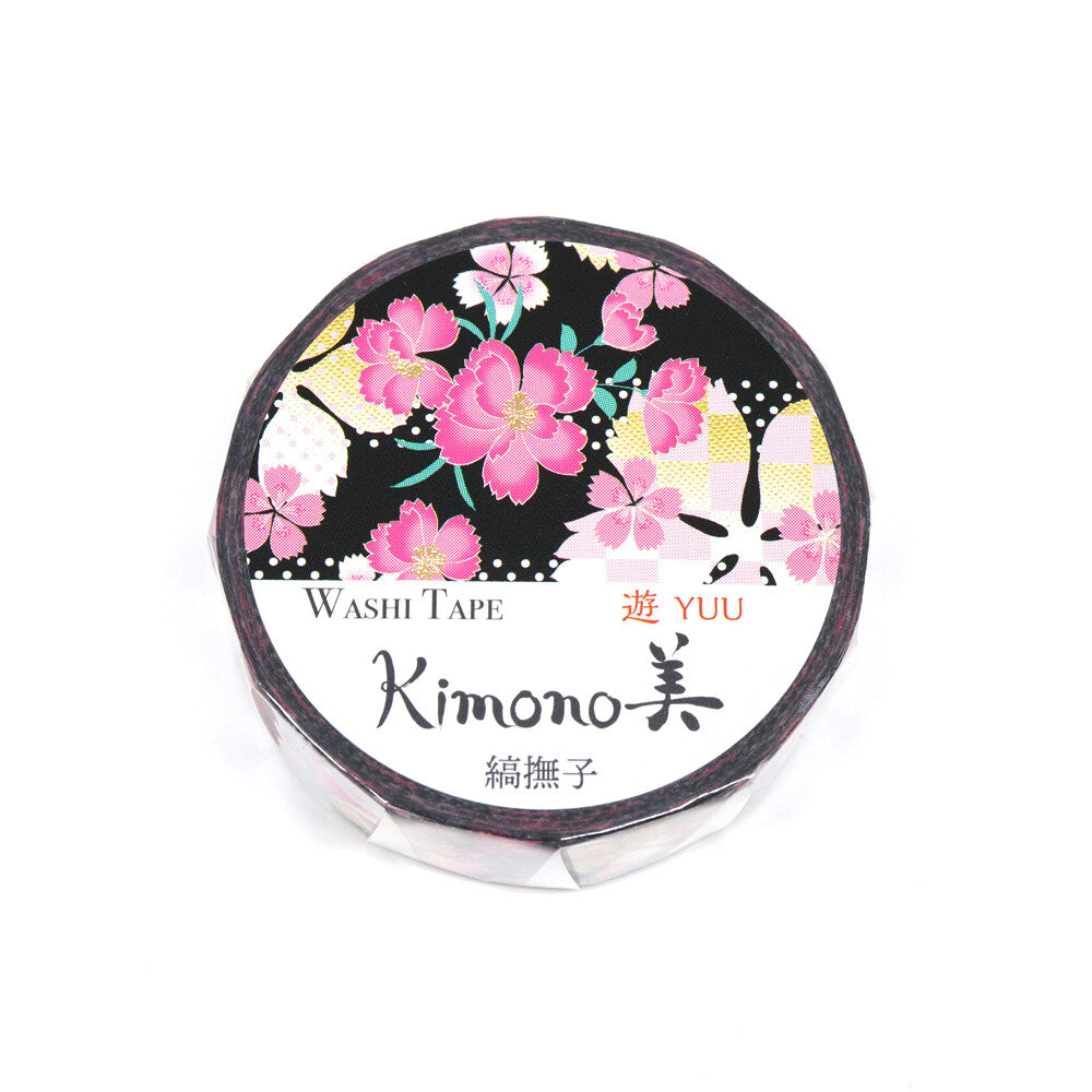 Kamiiso Kimono Dianthus Washi Tape