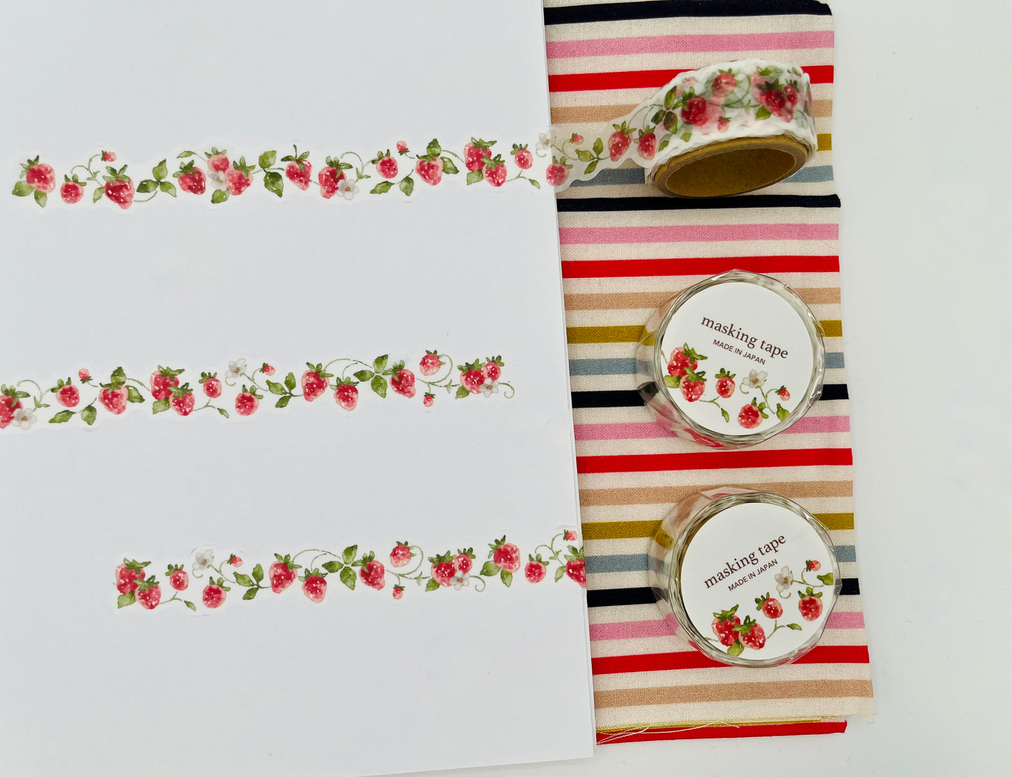 MIND WAVE Washi Tape - Strawberry